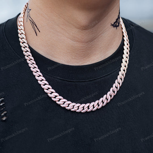 สร้อยโชคเกอร์คล้องคอ VVS เพชรโมอิสซาไนต์ตัดเพชรสเตอร์ลิงเงินสร้อยคอสำหรับงานเลี้ยงที่สมบูรณ์แบบ - Product Image 2