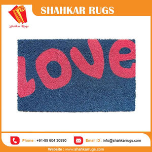 Top Quality Plain Blank <b>Natural</b> Coir Door Mat With Anti Slip Backing From India Manufacture - Product Image 2