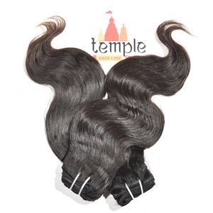 Extensiones de cabello humano de onda profunda, lote de 100%, procesamiento alineado de cutícula, sin máquina, de doble trama - Product Image 4