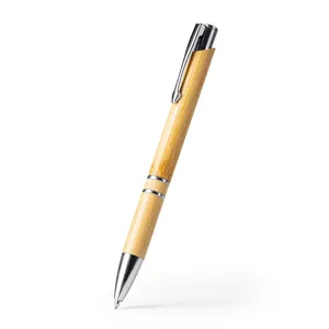 Penna a Sfera in Bambù Abashiri Personalizzata, Gadget Promozionale - Product Image 2