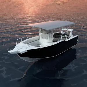Kinoceanの新しいデザインの21フィートアルミニウム漁船/釣り作業用のハードトップ付きスピード船