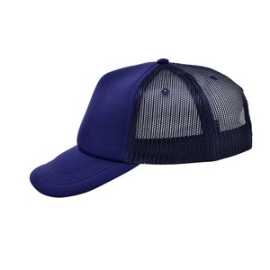 หมวกตกปลาสำหรับผู้ชายหมวกแก๊ปปัก3D ตามสั่ง5แผงสีตัดกันหมวกแก๊ปผ้าฝ้ายและตาข่าย - Product Image 3