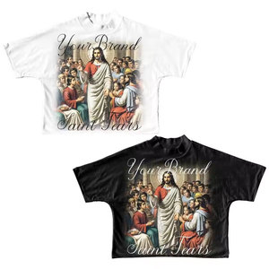 Camiseta Extra Grande para Hombre con Estampado Fotográfico, Diseño Gráfico, Estilo Urbano, Manga Corta, Cuello Redondo, 100% Algodón Jersey - Product Image 2
