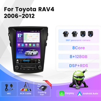 NaviFly NF nouveau lecteur vidéo de voiture Android 360 caméra panoramique pour Toyota RAV4 2006-2012 prise en charge de la caméra de recul Android
