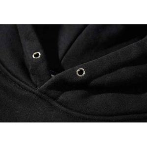 Sudadera con capucha bordada para hombre, suéter de lana de algodón de gran tamaño, ropa informal bordada, sudadera cálida y suave a la moda - Product Image 6