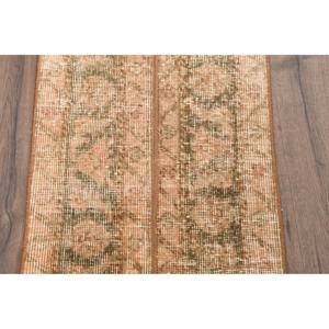 พรมขนาด 1.5x6 ฟุต, พรมวินเทจตุรกี, พรมขนสัตว์สีน้ำตาล - Product Image 3