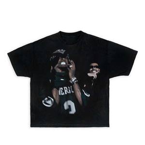 Camiseta vintage de gran tamaño, 100 % de primera calidad, transpirable, con lavado ácido, camiseta vintage de gran tamaño con hombros caídos, 2026 - Product Image 3