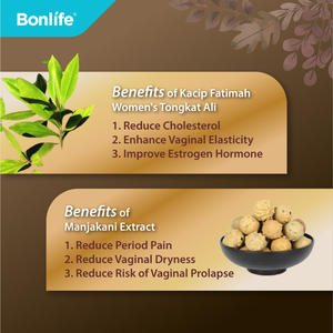 Café Bonlife Manjakani (15sachets x 20g) Formule SachaInchi avec KacipFatimah EstroG pour le soutien hormonal de la santé des femmes - Product Image 4