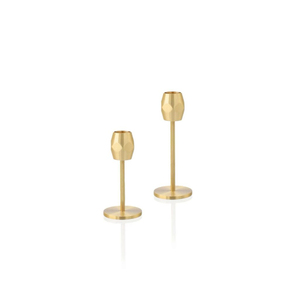 Porte-bougie conique en métal durable finition argentée pour la maison, les mariages, les fêtes de Noël, la décoration de table et l'éclairage - Product Image 4