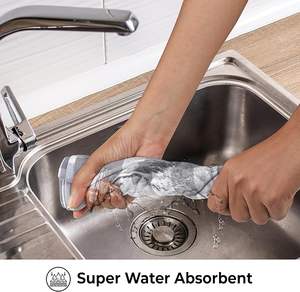 Venta caliente de alta calidad de algodón tejido liso teñido línea patrón Amarillo Blanco absorbente de agua toallas de cocina personalizado exportación hogar - Product Image 3