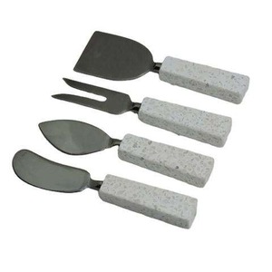 Juego de queso de la mejor calidad con aspecto de lujo de 4 esparcidores de queso, espátula, cuchillo para mantequilla y tenedor para uso en el hogar, Hotel, restaurante, juego de queso - Product Image 1