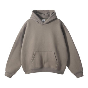 เสื้อมีฮู้ดไหล่ปล่อย GSM เสื้อมี100% ผ้าฝ้ายโอเวอร์ไซส์500น้ำหนักไม่เกิน600 GSM - Product Image 4