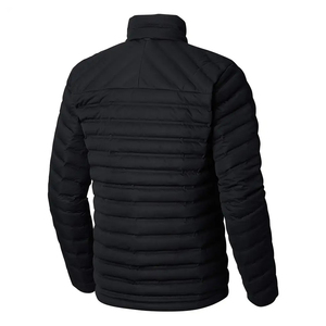 Veste en laine matelassée pour homme avec capuche, rembourrée, coupe-vent, fermeture à glissière et logo pour l'hiver-style High Street - Product Image 6