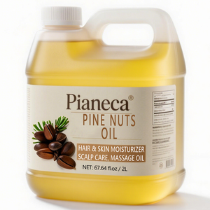 Huile de pignons de pin 100% pure et naturelle de qualité cosmétique, huile de pignons de pin pure et biologique pour les cheveux, vente en gros - Product Image 1