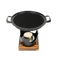 Poêle de barbecue Smartpan en aluminium gris, durable, facile à nettoyer, compatible avec les cuisinières à gaz, pour frire, cuire et griller, en promotion