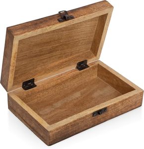 Boîte en bois élégante avec une construction durable et un design moderne, idéale pour l'organisation du stockage et un usage domestique décoratif - Product Image 2