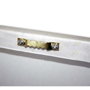 Set of 10 Sawtooth <b>Hangers</b> for Picture Frames Brass Metal Type - Product Image 5