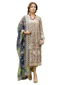 Collection de broderies édition de mariage de qualité robe lourde complète 0351 - Product Image 1