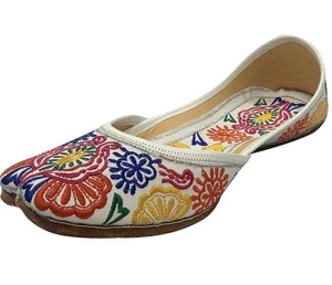 Punjabi jutti khussa para mujer, Pakistán en elegante hecho material especial, último diseño, 2024-25 - Product Image 4