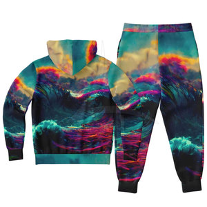 Chándales Deportivos Cómodos y Ligeros para Invierno, con Capucha, Casuales, Lisos, Sublimados, de Alta Calidad, con Cremallera Completa, Tela Personalizada - Product Image 5