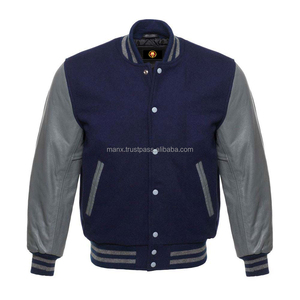 Unisex Varsity Jacket High Softshell College Baseball Letterman Style Embroidery Wool Casual Windproof Waterproof Bomber Winter - Product Image 4