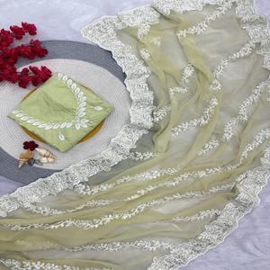 Bellissimo <span class=keywords><strong>Vari</strong></span> Chiffon con paillettes ricamo Saree produttore e fornitore da Surat al prezzo all'ingrosso - Product Image 1