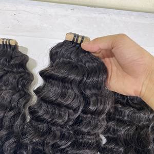 Extensions de cheveux humains 100% vierges européens, Extensions de cheveux humains Remy à cuticule simple face, bon marché, vente en gros - Product Image 3