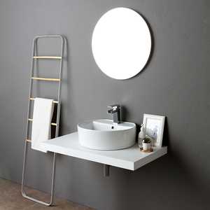 Espejo de Baño Redondo con Borde Pulido de 70 cm de Diámetro y Diseño Moderno - Product Image 3