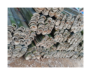 Demi poteau en bambou agriculture grande taille gros lamelle de bambou split moso attelle en bambou/bambou fendu vert/jaune - Product Image 5