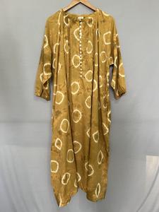 Vintage Floral Maxi Robes Longue Confortable Flatteur Style Décontracté Imprimé Col En V Longue Robe D'été En Coton pour les Femmes - Product Image 2