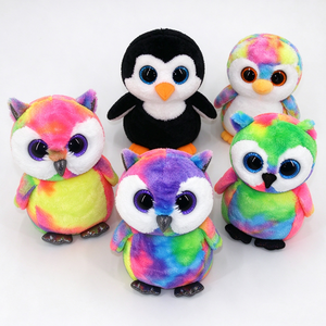 ตุ๊กตานกฮูกขนนุ่มแบบพิเศษ, ตุ๊กตานกฮูก, ตุ๊กตาเพนกวิน, ตุ๊กตาเพนกวินขนนุ่ม, ตุ๊กตาตาโต, ตุ๊กตาผ้ามัดย้อม, ตุ๊กตาสีรุ้ง - Product Image 2