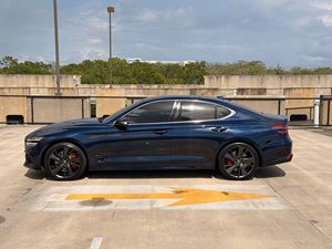 2022 G70 3.3T SP0RT Pres-tige ไมล์น้อย เครื่องยนต์สมบูรณ์ ระบบเกียร์อัตโนมัติ หลังคาพาโนรามา ไฟ LED พร้อมส่ง - Product Image 2