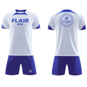 Maillots de football personnalisés de qualité supérieure, respirants et confortables, pour adultes, hommes, joueurs, ensembles de maillots courts, imperméables, à séchage rapide, automatisés - Product Image 1