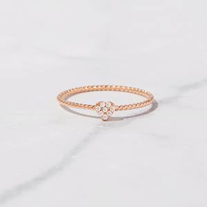 Bague en argent sterling massif 925 en forme de cœur en zircon cubique rond fait à la main jolies conceptions abstraites fantaisie bijoux cadeau pour les partenaires - Product Image 1