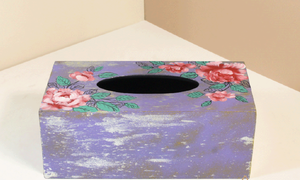 กล่องกระดาษทิชชูเคลือบงานทำมือเครื่องเขินเวียดนามหรูหราสำหรับบ้านสำนักงานและโรงแรมกล่องตกแต่งทำมือแบบพรีเมี่ยม - Product Image 5