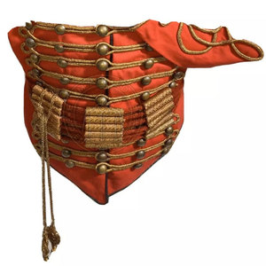 Cinturón Clásico Hussar con Diseño Ancho, Acabado Liso, Cierre Seguro en la Cintura, Algodón y Lana, Ligero y Ecológico - Product Image 5