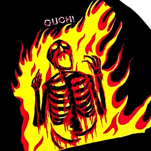 New Arival Custom serigrafía logo francés Terry Sudadera con capucha peso pesado sin cuerdas puff impresión Sudadera con capucha hombres 450 GSM - Product Image 4