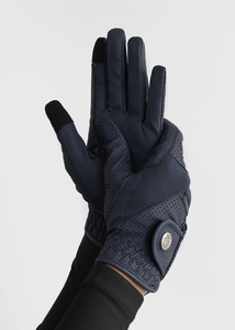 Gants d'équitation en cuir professionnel ultra respirants, nouvelle collection, prix de gros, logo personnalisé, pour l'hiver. - Product Image 5