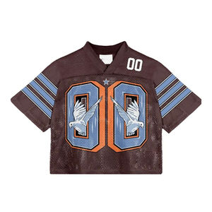 เสื้อฟุตบอลฤดูกาลใหม่ปี 2026 ขายส่ง ดีไซน์ใหม่ พร้อมเสื้อฟุตบอลอเมริกันทรงครอปขนาดใหญ่พิเศษแบบสั่งทำ - Product Image 6