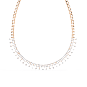 Diamond Chain Tassel labgrown diamante y diamante natural 10K 14K 18K collares de oro para mujeres - Product Image 5