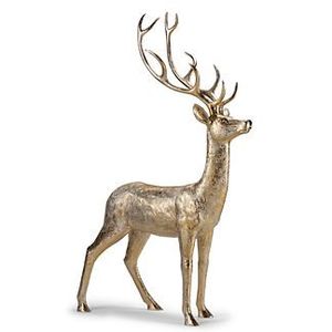 Gran asta lindo Reno modelo oro Venta caliente animal escultura decorativa fácil de mover objeto de Navidad Rein Deer por TCD - Product Image 2