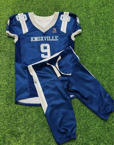 Uniforme de football américain professionnel sur mesure, imprimé, en polyester respirant, pour équipes de club, style rétro - Product Image 1