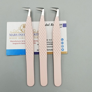 Nouvelles fournitures de cils Extension de cils pince à épiler Volume pince à épiler et isolation pince à cils pointes de fibre 90 degrés - Product Image 3