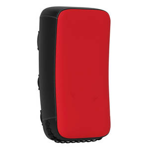 Coussin de frappe en cuir flexible à surface incurvée pour l'entraînement de Muay Thai – Respirant, confortable, pour la vitesse, la puissance, la coordination et la réaction - Product Image 1