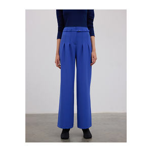 กางเกงทรงหลวมจีบสองชั้นพร้อมคุณสมบัติป้องกันรอยยับ - Product Image 4