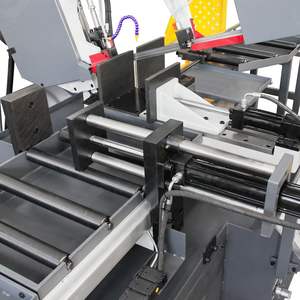 Sierra de cinta automática rectangular de 18x9.8 pulgadas con capacidad de 13 pulgadas, controlada por PLC, 220V 60Hz, para corte horizontal de metal, sierras eléctricas de 60Hz - Product Image 2