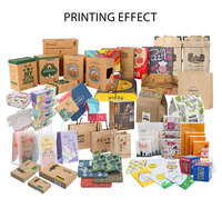 Printer Flatbed Single Pass Kecepatan Tinggi HP A3 Printhead untuk Kotak Karton Lebar Cetak 600mm
