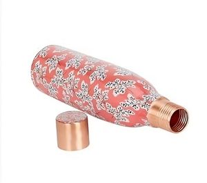Beautiful Design Multicolour High Quality Copper Bottle with Fabric Carry Pouch Luxury Drinkware Factory <b>Bulk</b> Pricing - Product Image 6