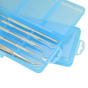 Kit de Cuidado Bucal Profesional SKY BLUE, 5 Piezas, Kit de Herramientas Dentales de Acero Inoxidable, Set de Higiene Dental 2026 - Product Image 5