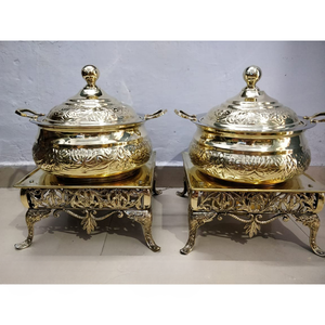 Réchaud doué Design classique Réchaud en métal Durabilité élevée de la chaleur Finition polie Utilisation appropriée Grande fonction Restauration - Product Image 5